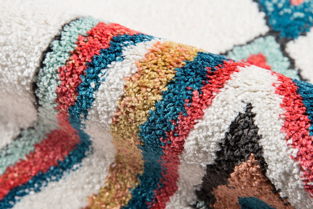 Momeni Momeni Monaco MOA-1 Multi Contemporary Machine Made Rug – Atlanta ...