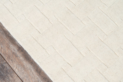 Momeni Metro MT-21 Ivory Contemporary Hand Tufted Rug