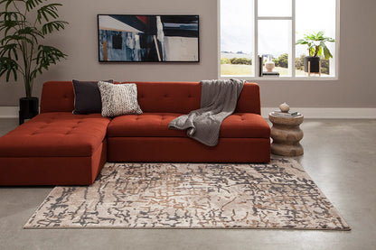 Momeni Matrix MTX-6 Copper Modern Machine Made Rug