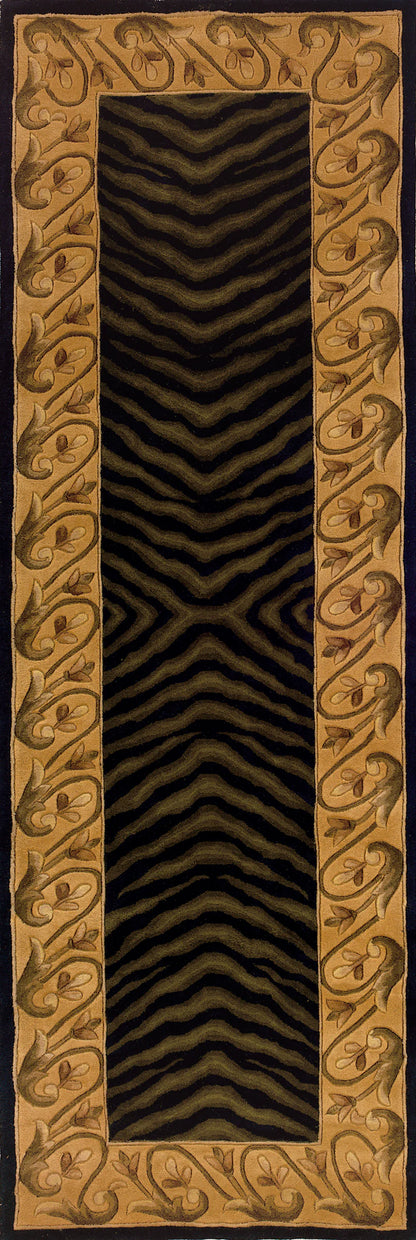 Momeni New Wave NW-09 Black Contemporary Hand Tufted Rug