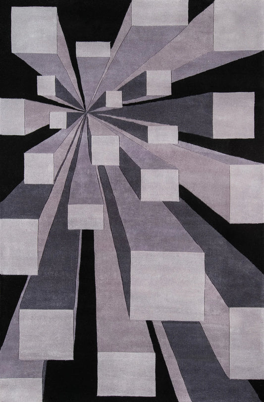 Momeni New Wave NW128 Gotham Contemporary Hand Tufted Rug