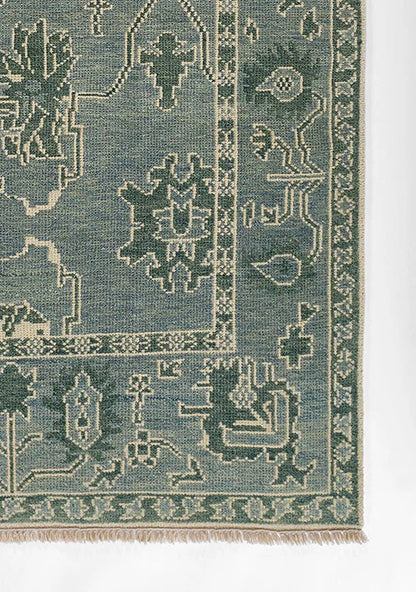 Momeni Nomad NOM-9 Blue  Hand Knotted Rug