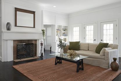 Momeni Simba SIM-3 Copper Contemporary Hand Tufted Rug