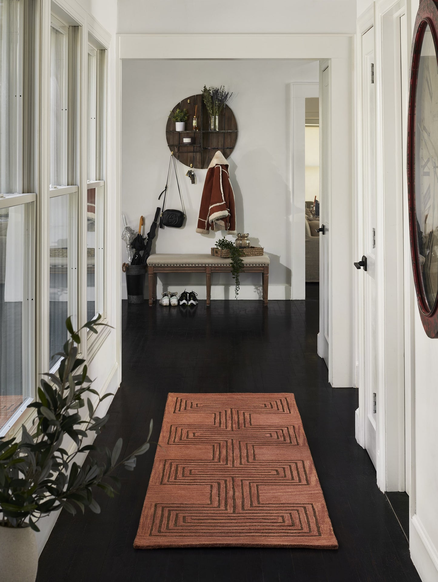 Momeni Simba SIM-3 Copper Contemporary Hand Tufted Rug