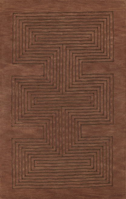Momeni Simba SIM-3 Copper Contemporary Hand Tufted Rug