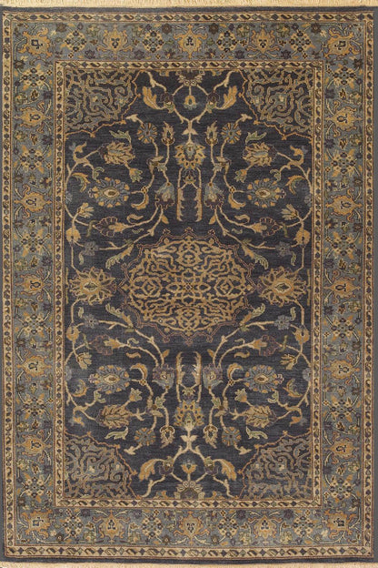 Momeni Shalimar SL-02 Blue Traditional Hand Knotted Rug