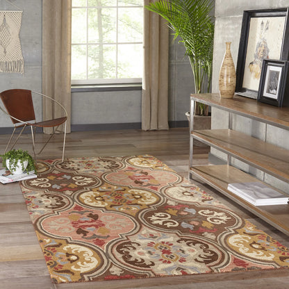Momeni Tangier TAN10 Multi Transitional Hand Tufted Rug