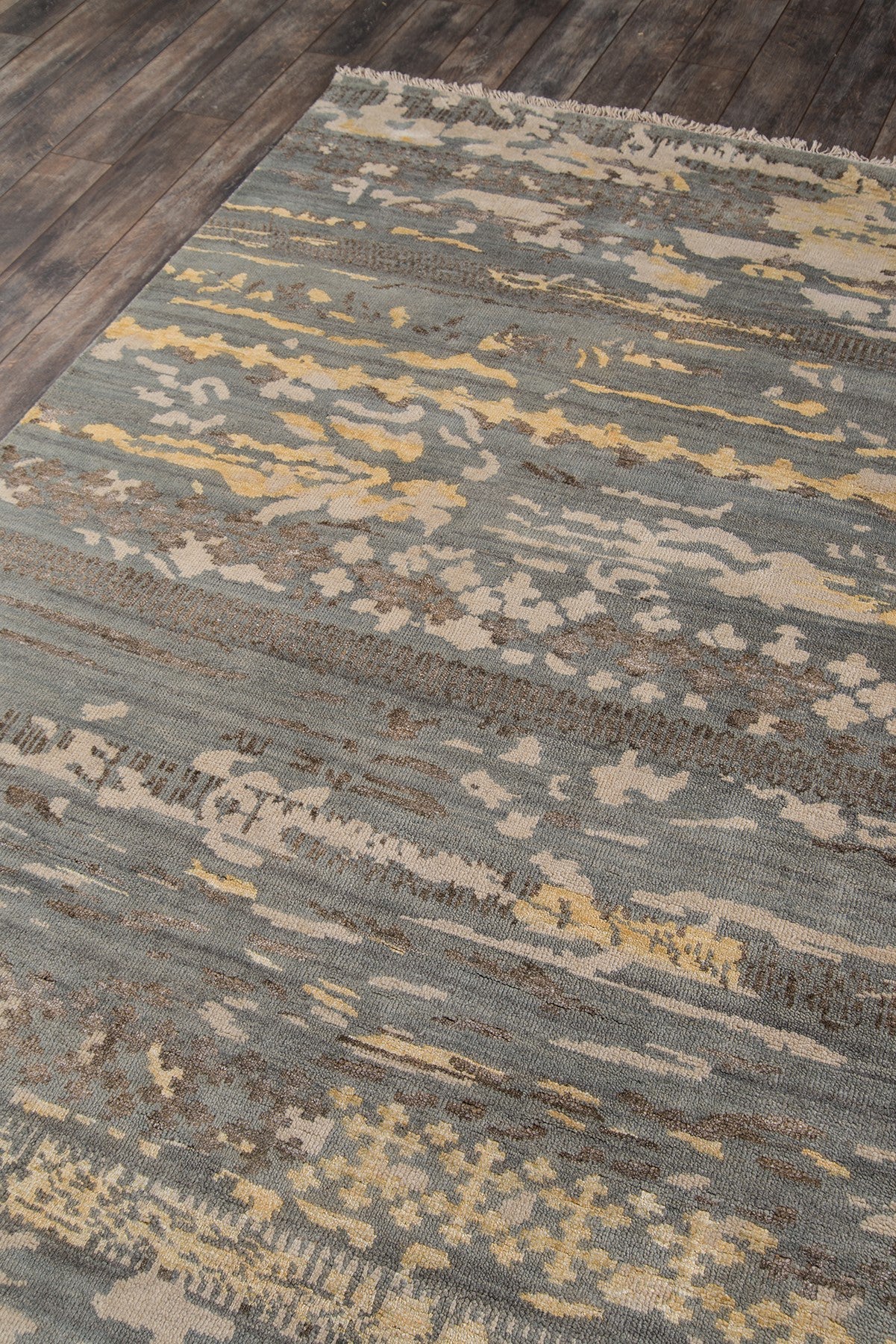 Momeni Terra TER-4 Grey Contemporary Hand Knotted Rug