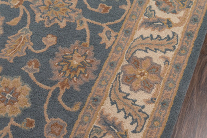 Momeni Tudor TUD-1 Blue Traditional Hand Tufted Rug