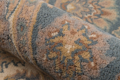 Momeni Tudor TUD-1 Blue Traditional Hand Tufted Rug