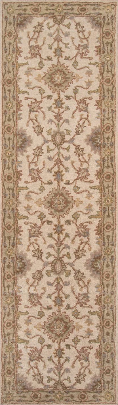 Momeni Tudor TUD-2 Beige Traditional Hand Tufted Rug