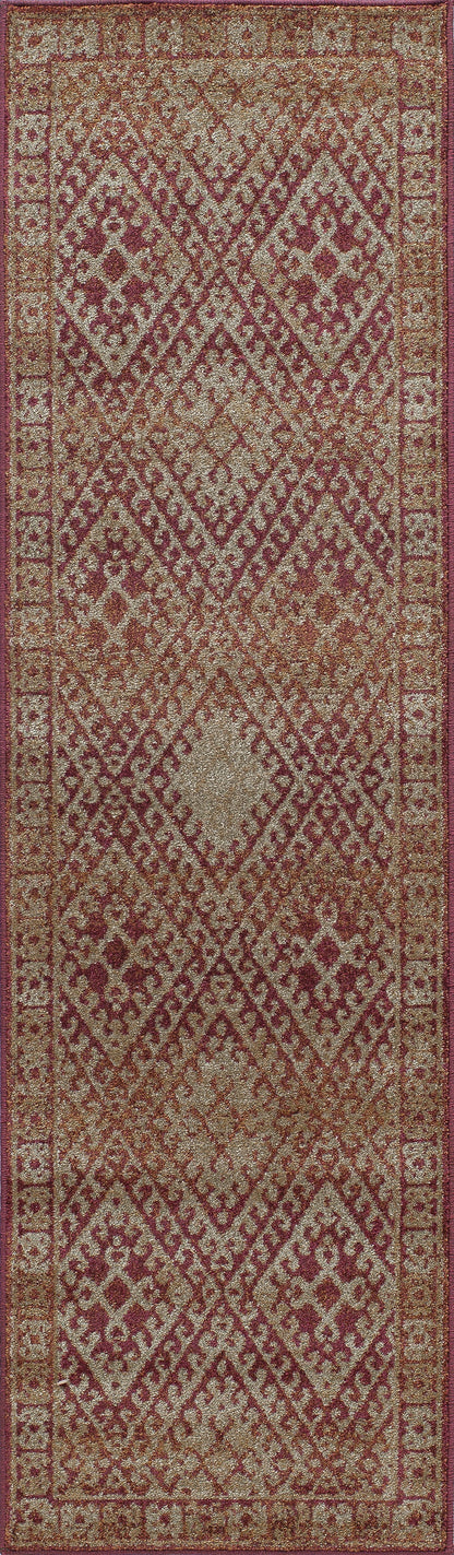 Momeni Vista VA-04 Red Casual Machine Made Rug