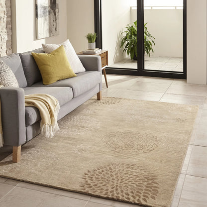 Momeni Zen ZEN-3 Beige Casual Hand Tufted Rug