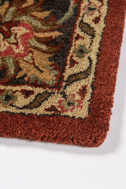 Momeni Zarin ZR-06 Pomegranate Traditional Hand Tufted Rug