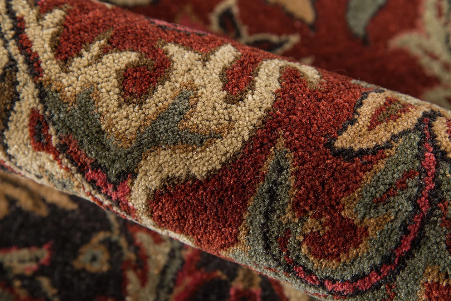 Momeni Zarin ZR-06 Pomegranate Traditional Hand Tufted Rug