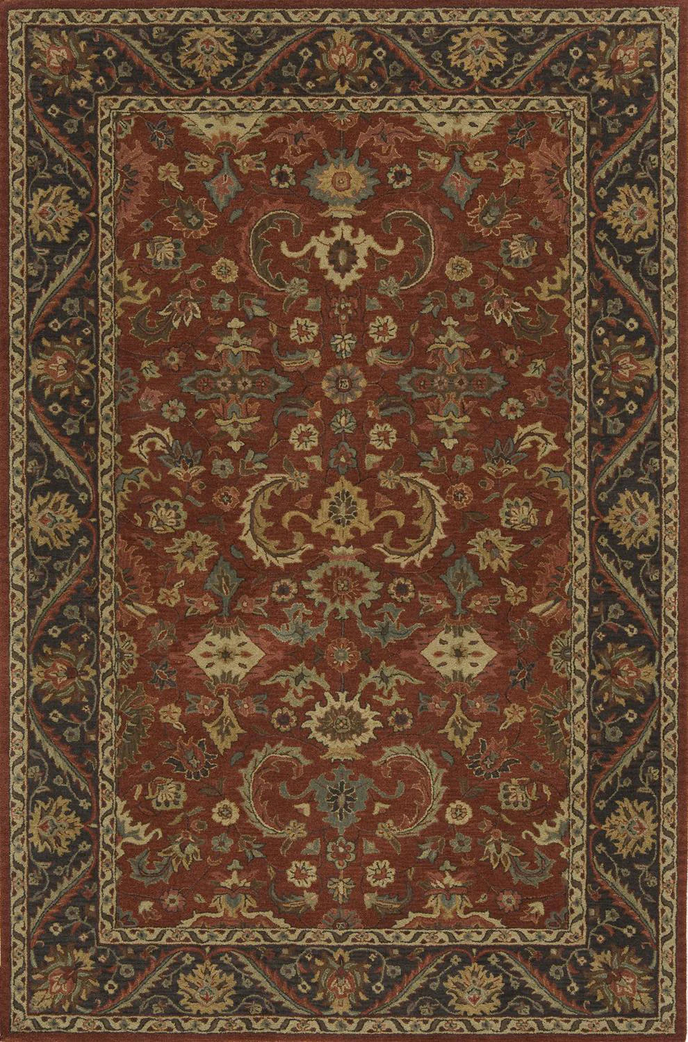 Momeni Zarin ZR-06 Pomegranate Traditional Hand Tufted Rug