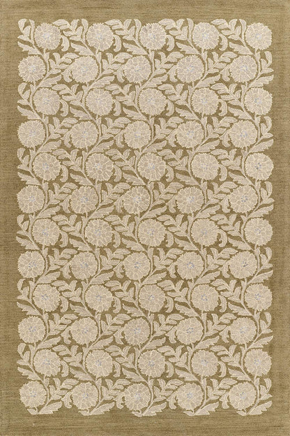 Momeni Cotswold COT-6 Green Traditional Hand Tufted Rug