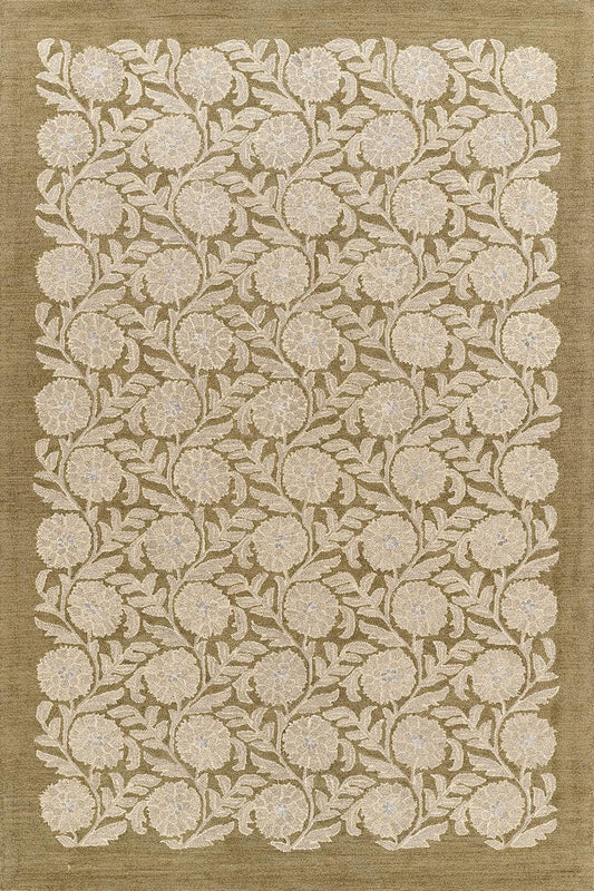 Momeni Cotswold COT-6 Green Traditional Hand Tufted Rug