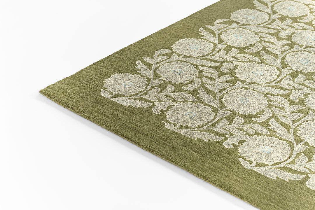 Momeni Cotswold COT-6 Green Traditional Hand Tufted Rug