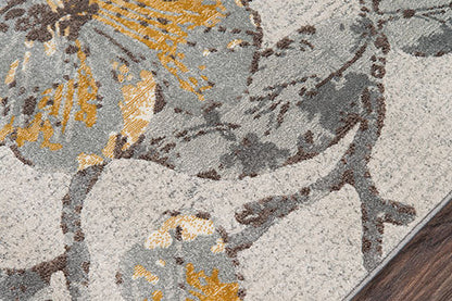 Momeni Luxe LX-11 Grey Casual Machine Made Rug