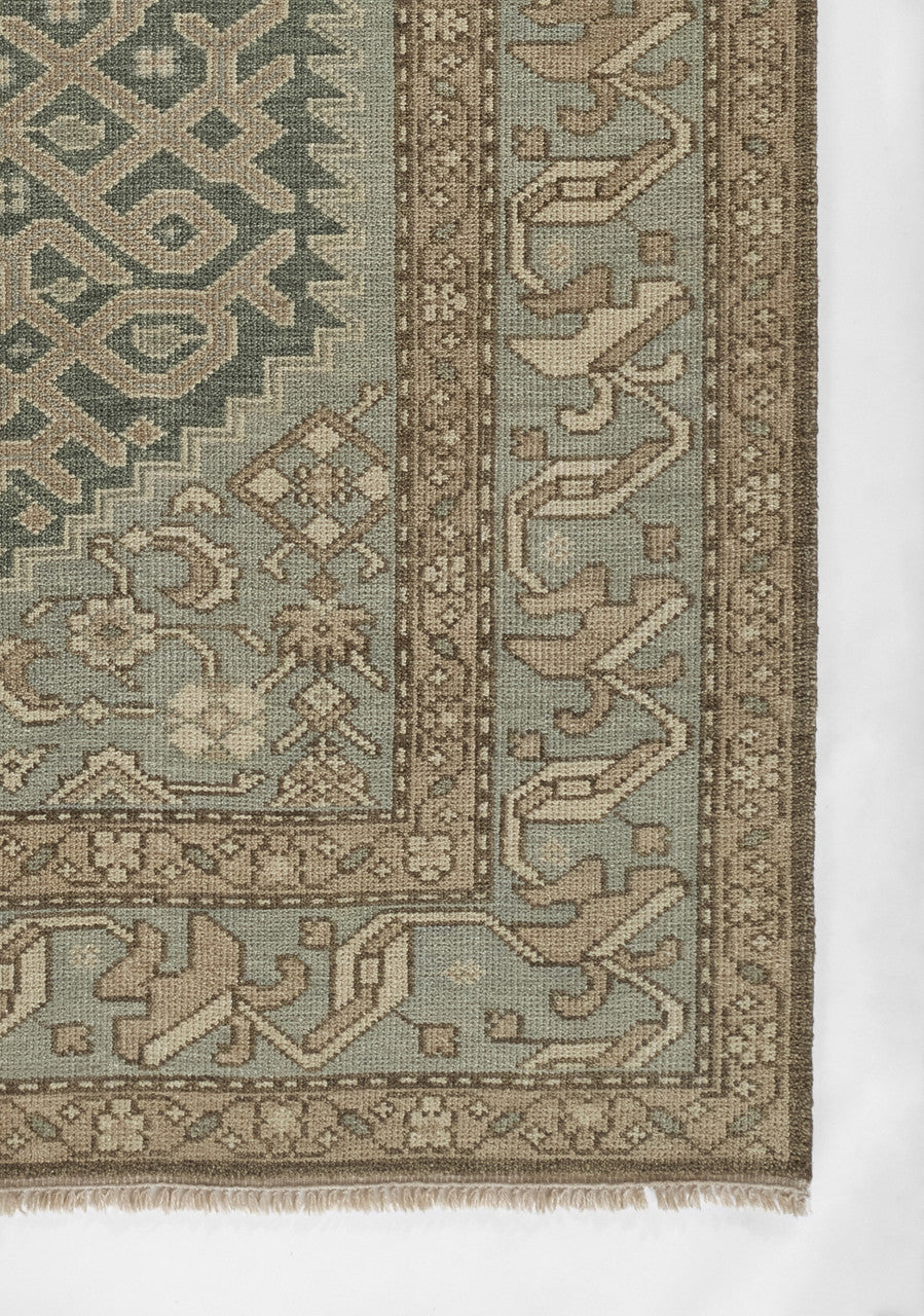 Momeni Nomad NOM-8 Light Blue  Hand Knotted Rug