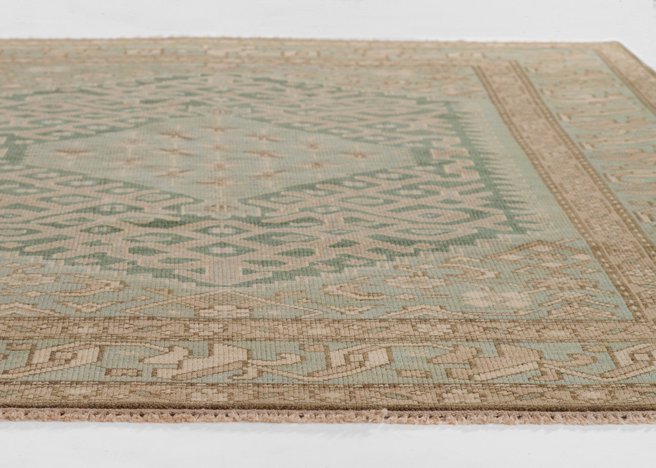 Momeni Nomad NOM-8 Light Blue  Hand Knotted Rug