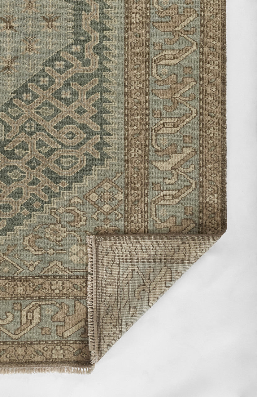 Momeni Nomad NOM-8 Light Blue  Hand Knotted Rug