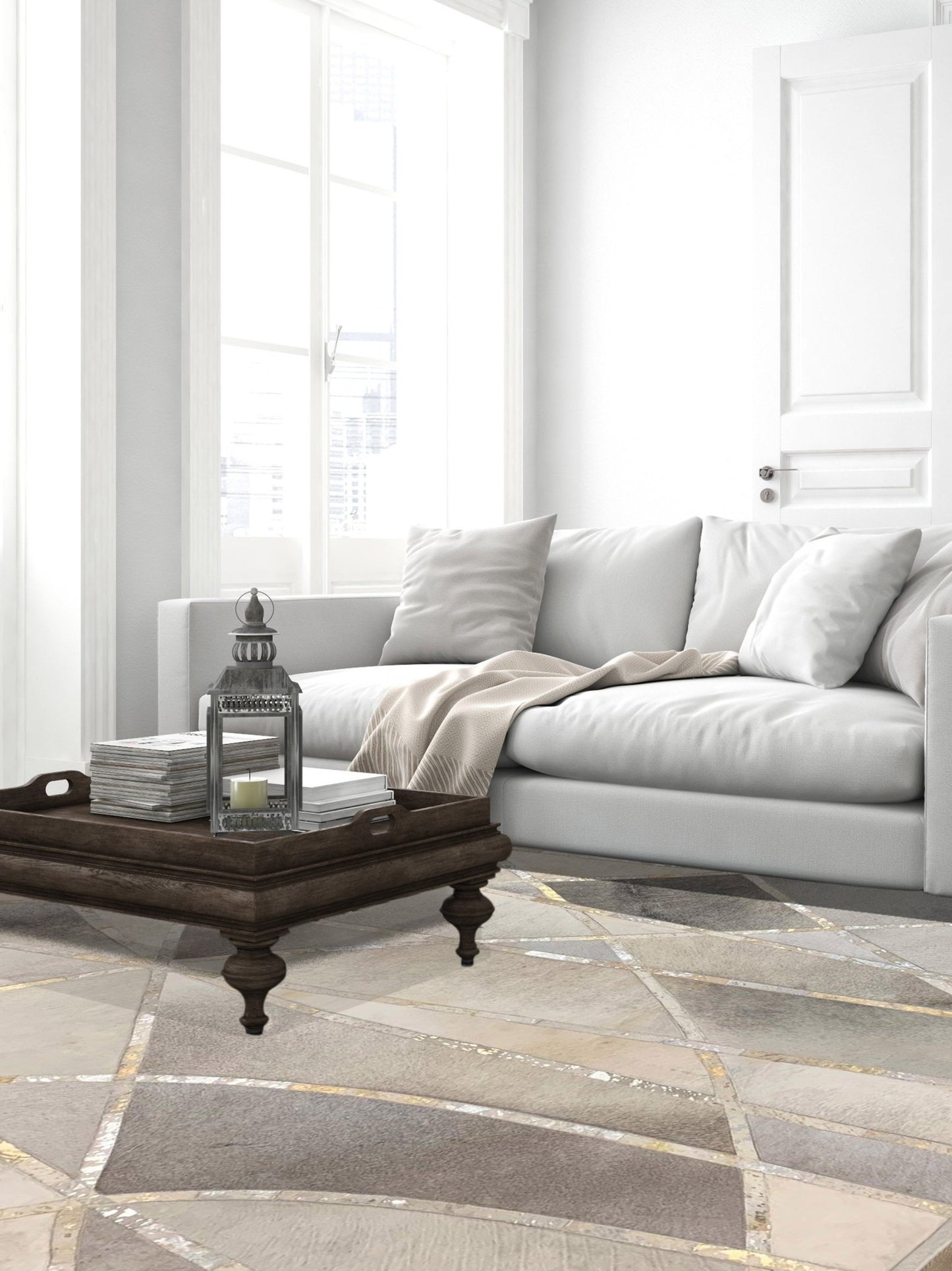 Artisan Olivia Grey Transitional Crafted Rug - Rugs - Artisan - Atlanta Designer Rugs