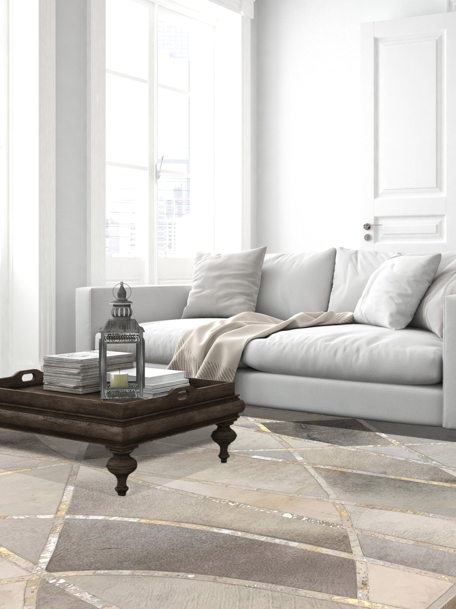 Artisan Olivia Grey Transitional Crafted Rug - Rugs - Artisan - Atlanta Designer Rugs