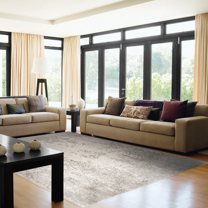 Dynamic Rugs Mysterio 12257 Beige Grey Taupe Contemporary Machine-Made Rug