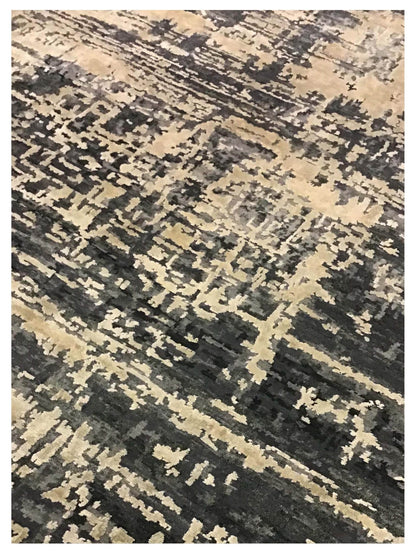 Artisan Toni Grey Silver Transitional Knotted Rug - Rugs - Artisan - Atlanta Designer Rugs