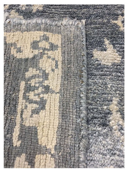 Artisan Samantha Grey Ivory Transitional Knotted Rug - Rugs - Artisan - Atlanta Designer Rugs