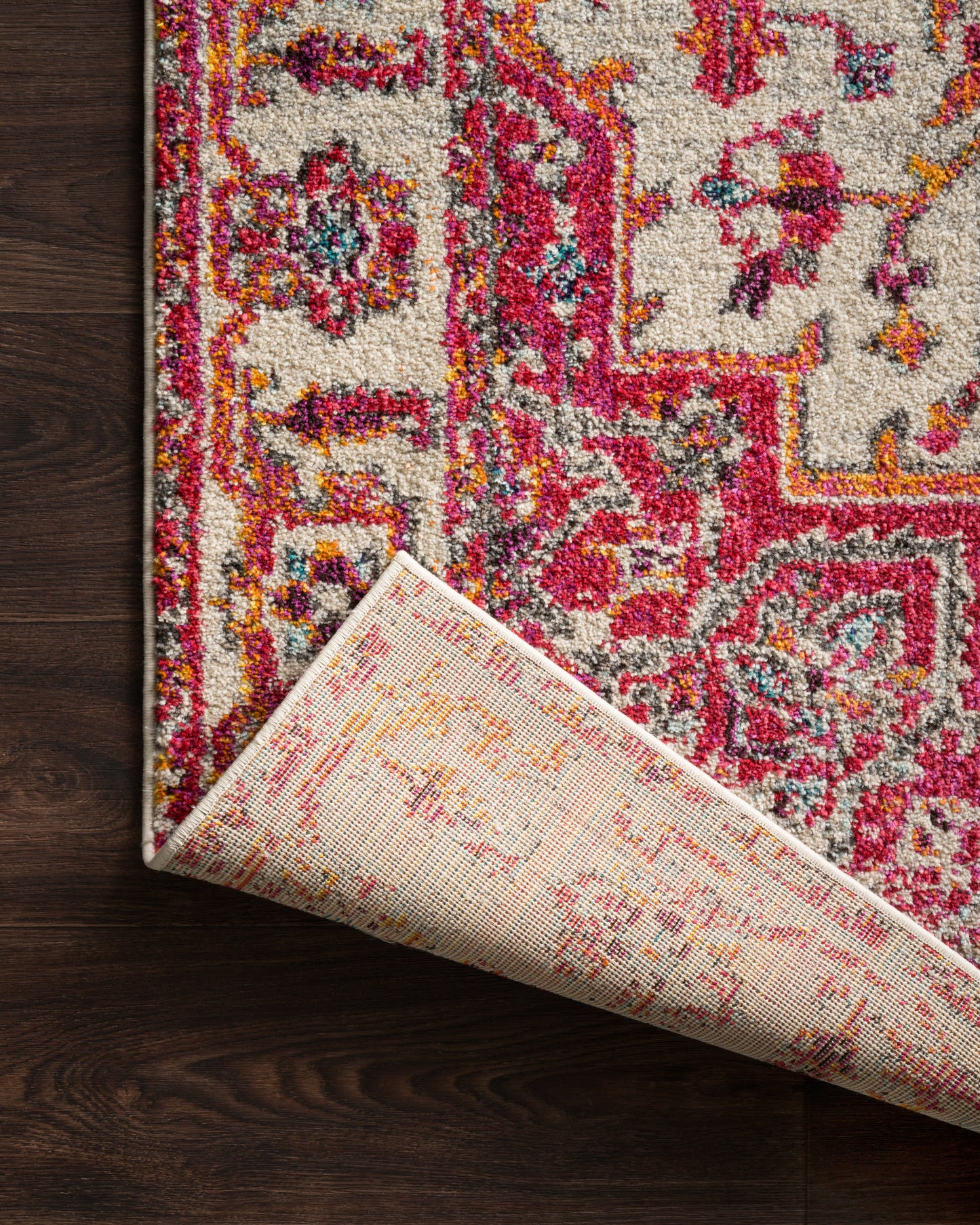 Loloi II Nadia  Ivory Pink Contemporary