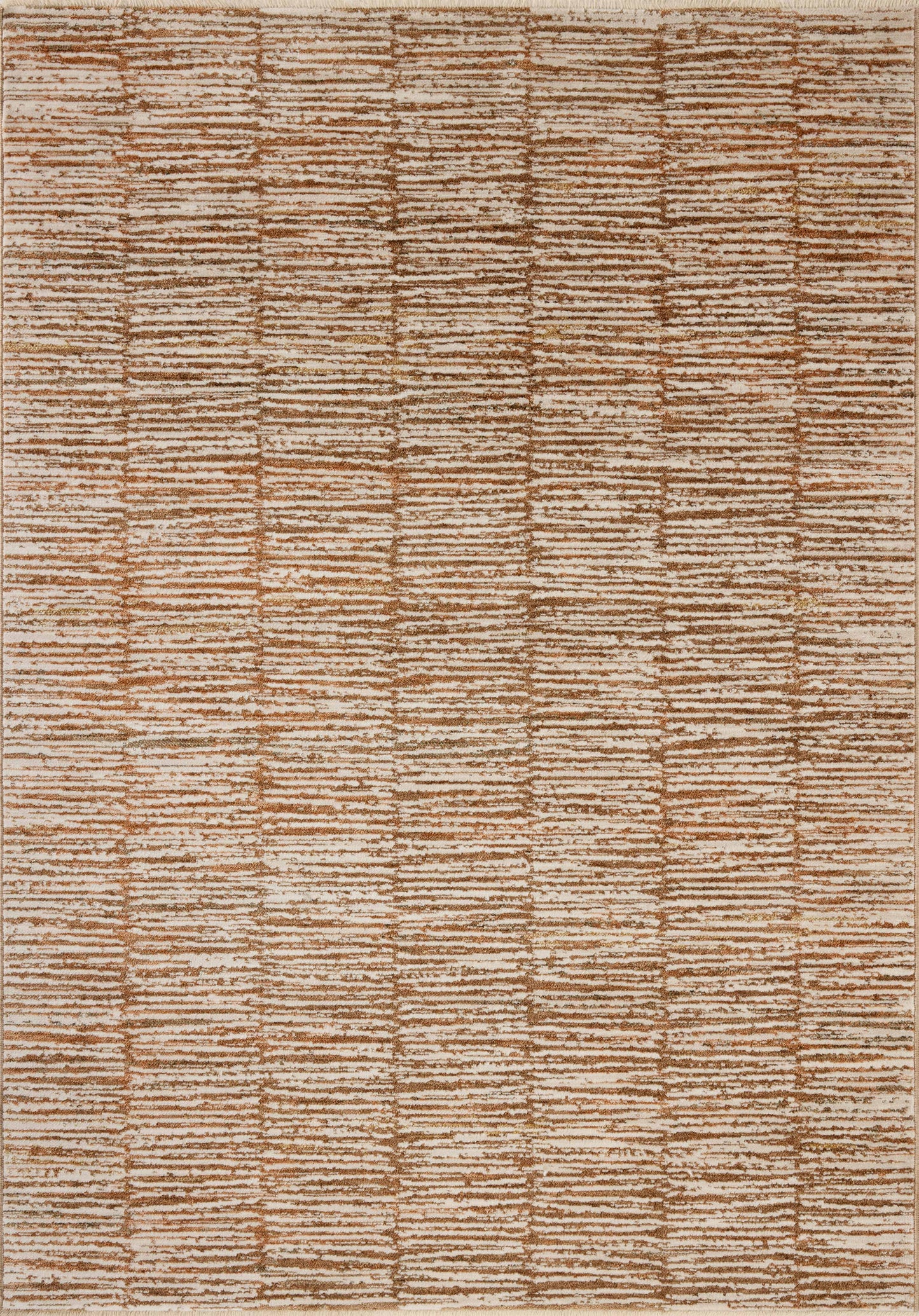 Loloi Nellie  Terracotta Ivory Contemporary