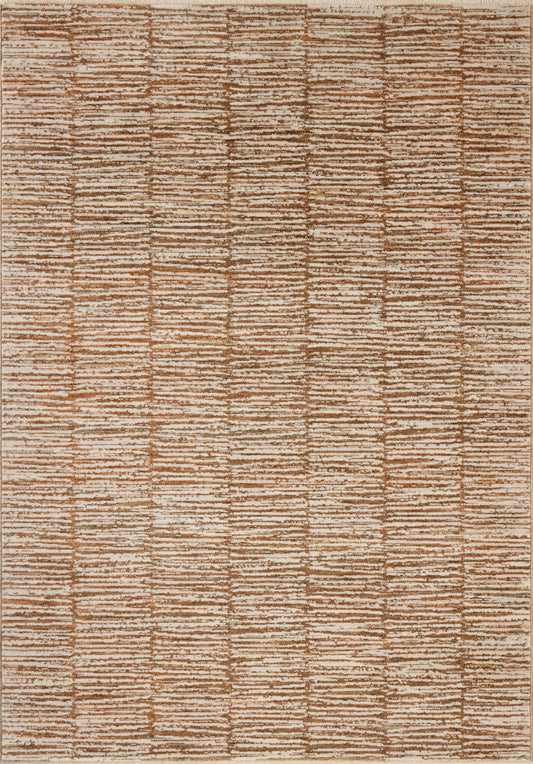 Loloi II Nellie  Terracotta Ivory Contemporary