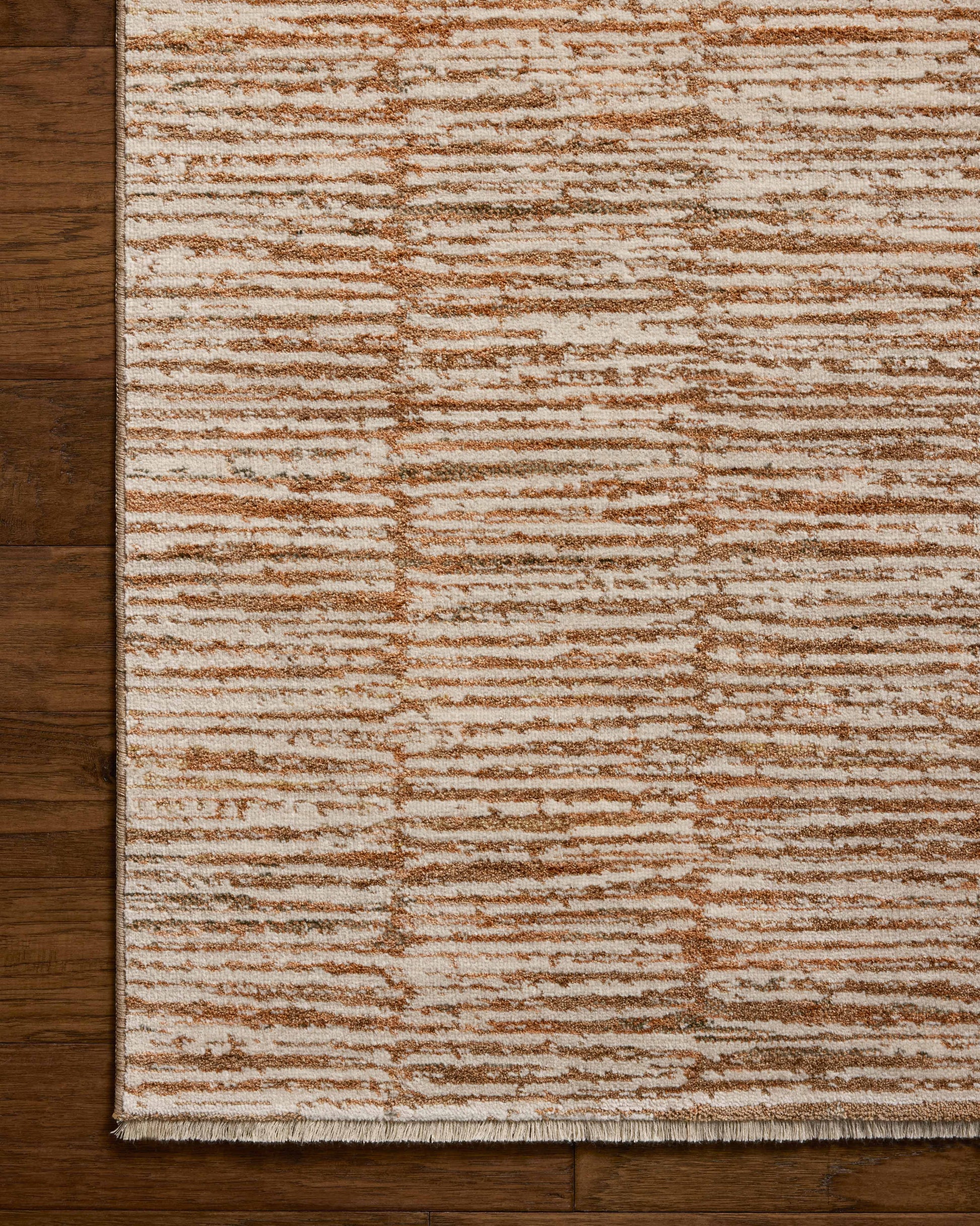 Loloi Nellie  Terracotta Ivory Contemporary