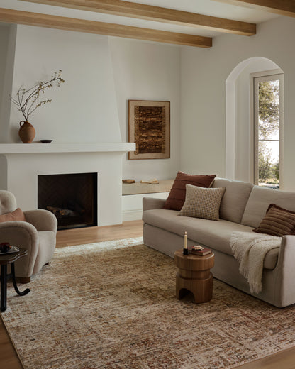 Loloi II Nellie  Natural Sunset Contemporary