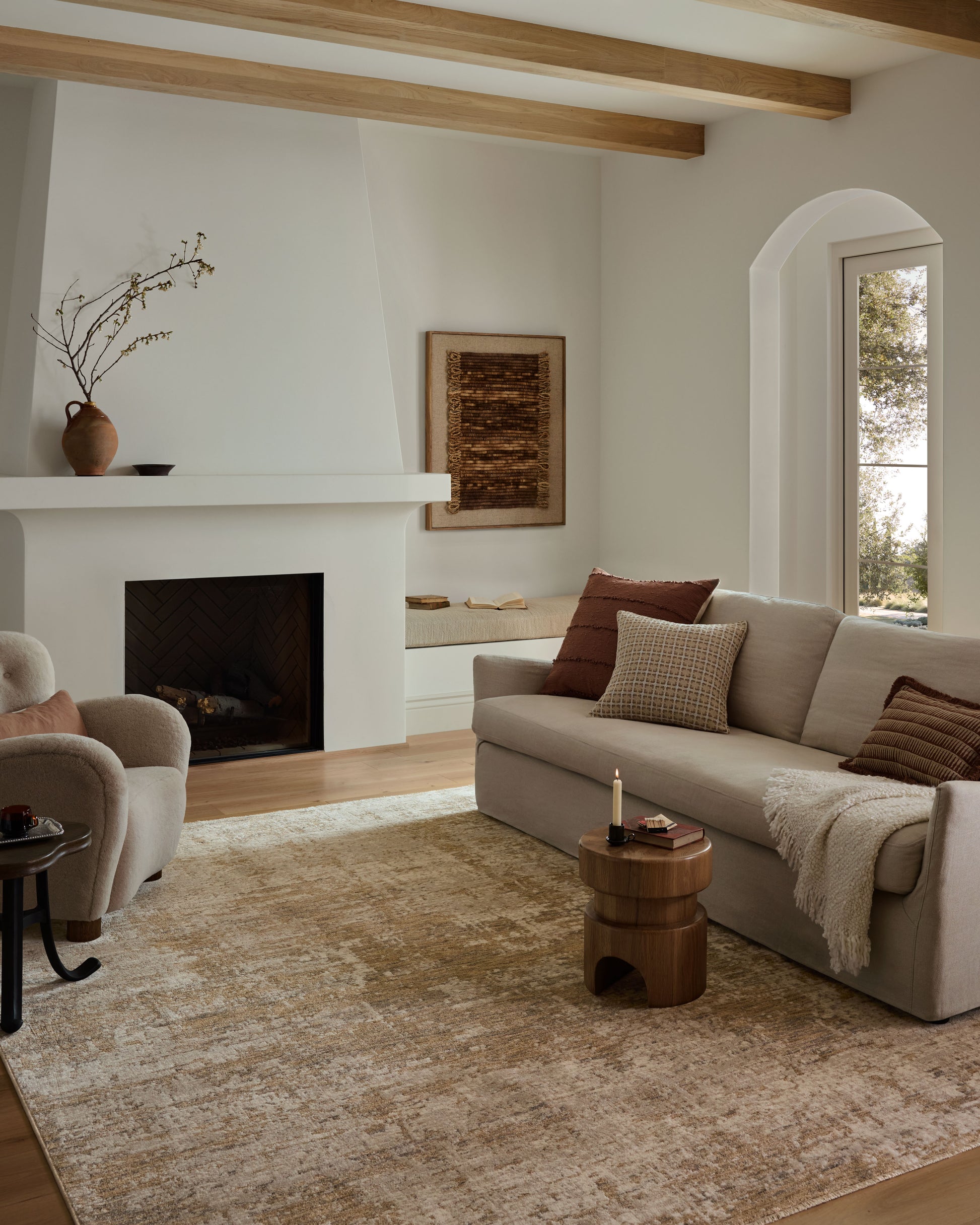 Loloi Nellie  Stone Taupe Contemporary