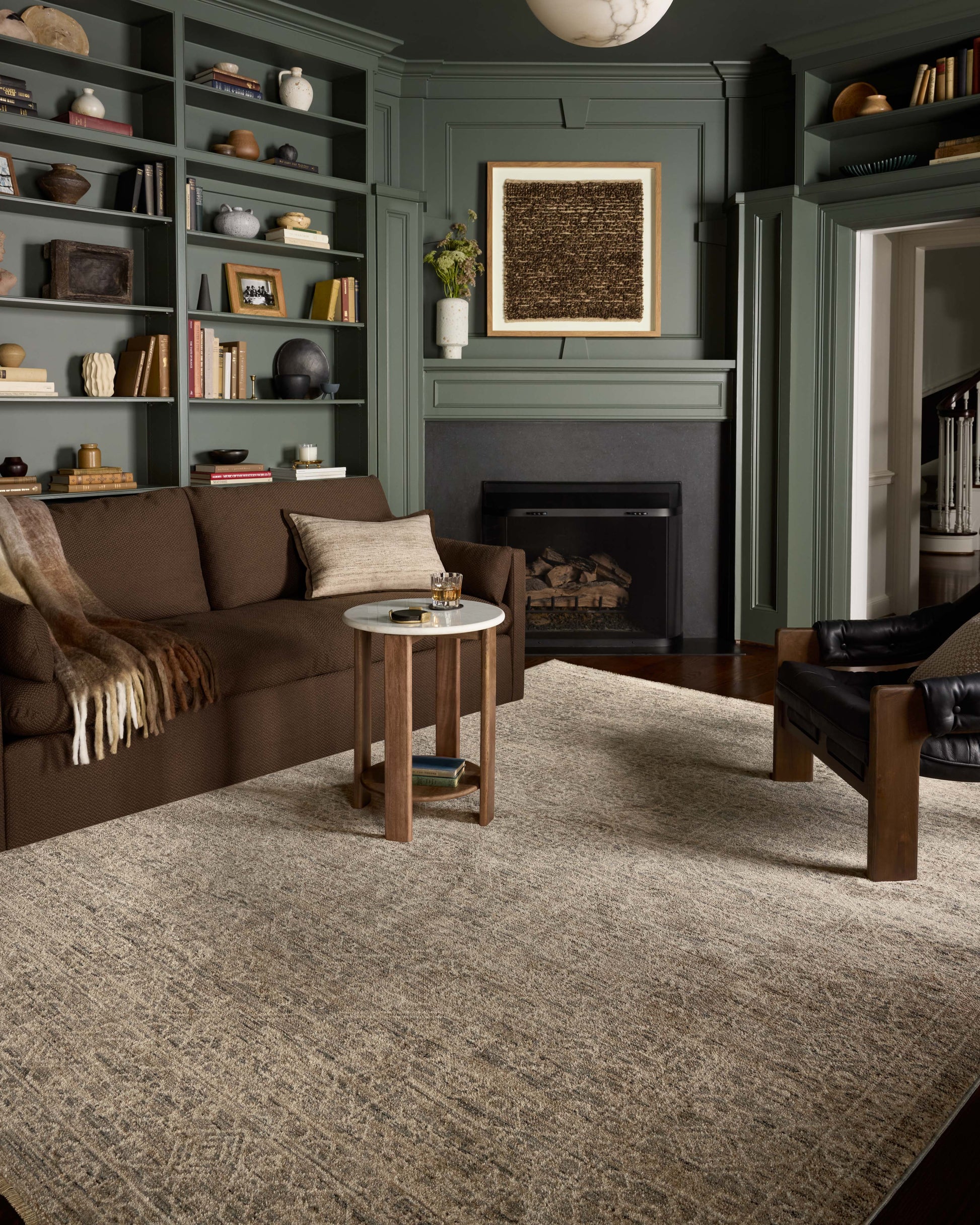 Loloi Newman  Slate Natural Traditional