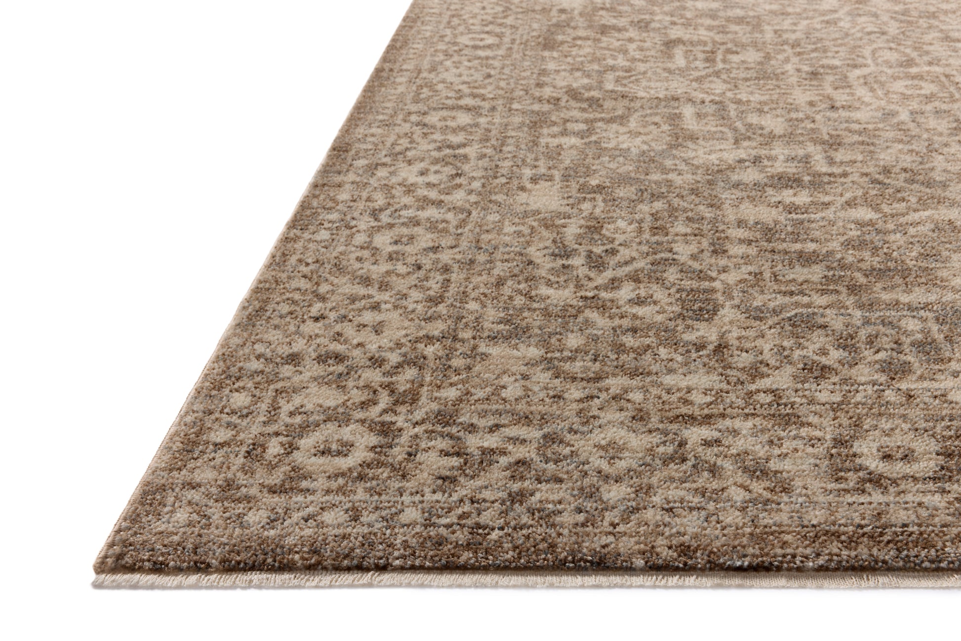 Loloi Newman  Dark Taupe Natural Traditional