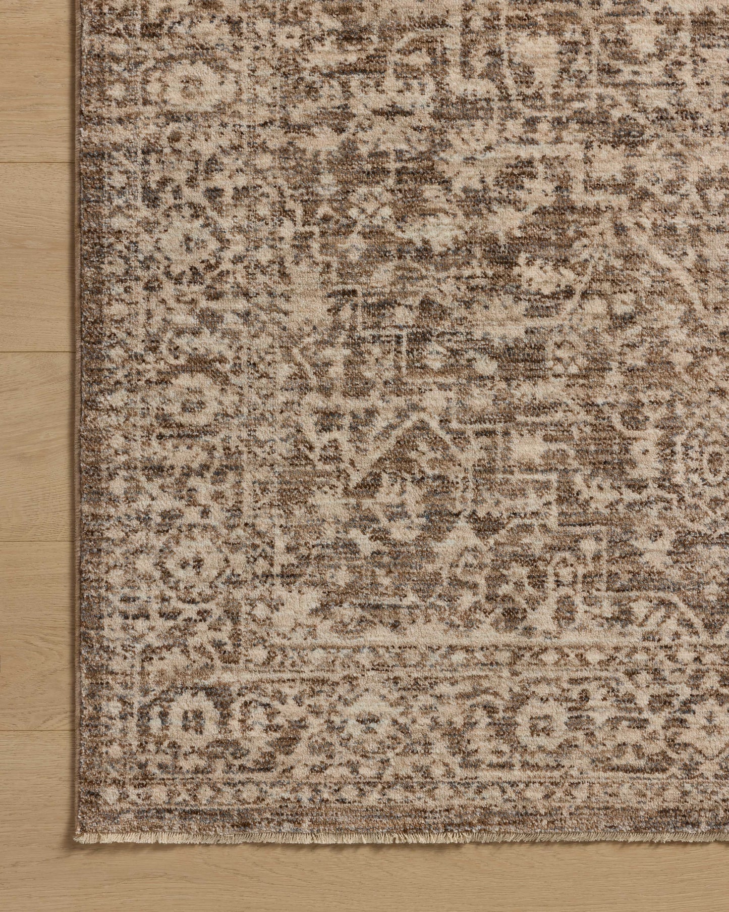 Loloi Newman  Dark Taupe Natural Traditional