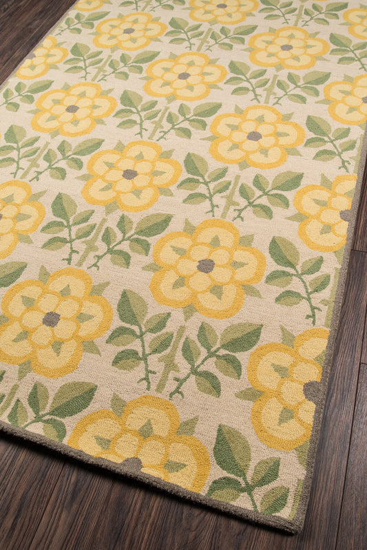Momeni Newport  Yellow  Contemporary