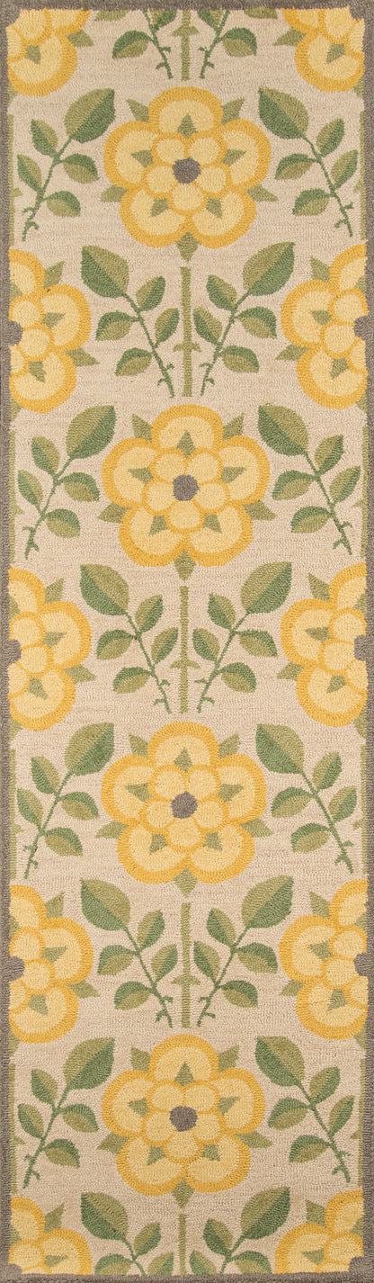 Momeni Newport  Yellow  Contemporary