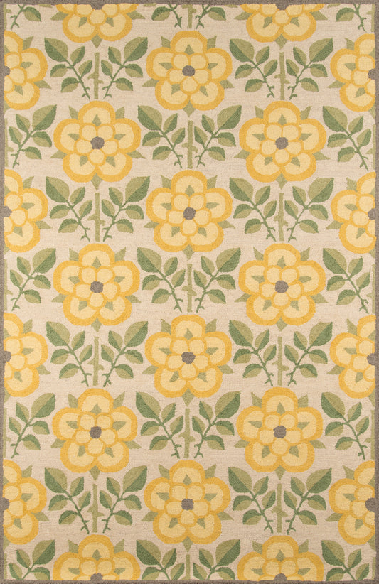 Momeni Newport  Yellow  Contemporary