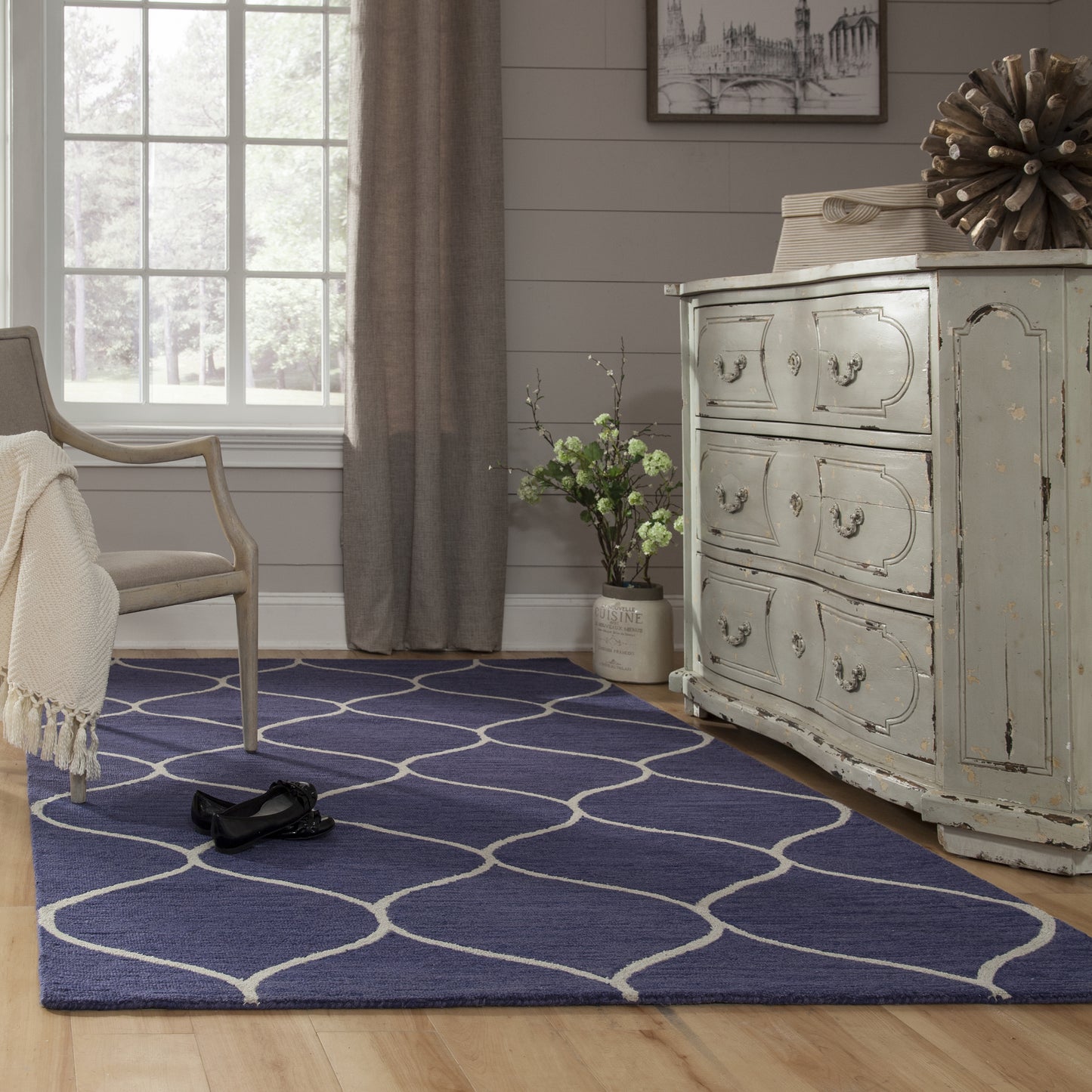Momeni Newport  Blue  Contemporary