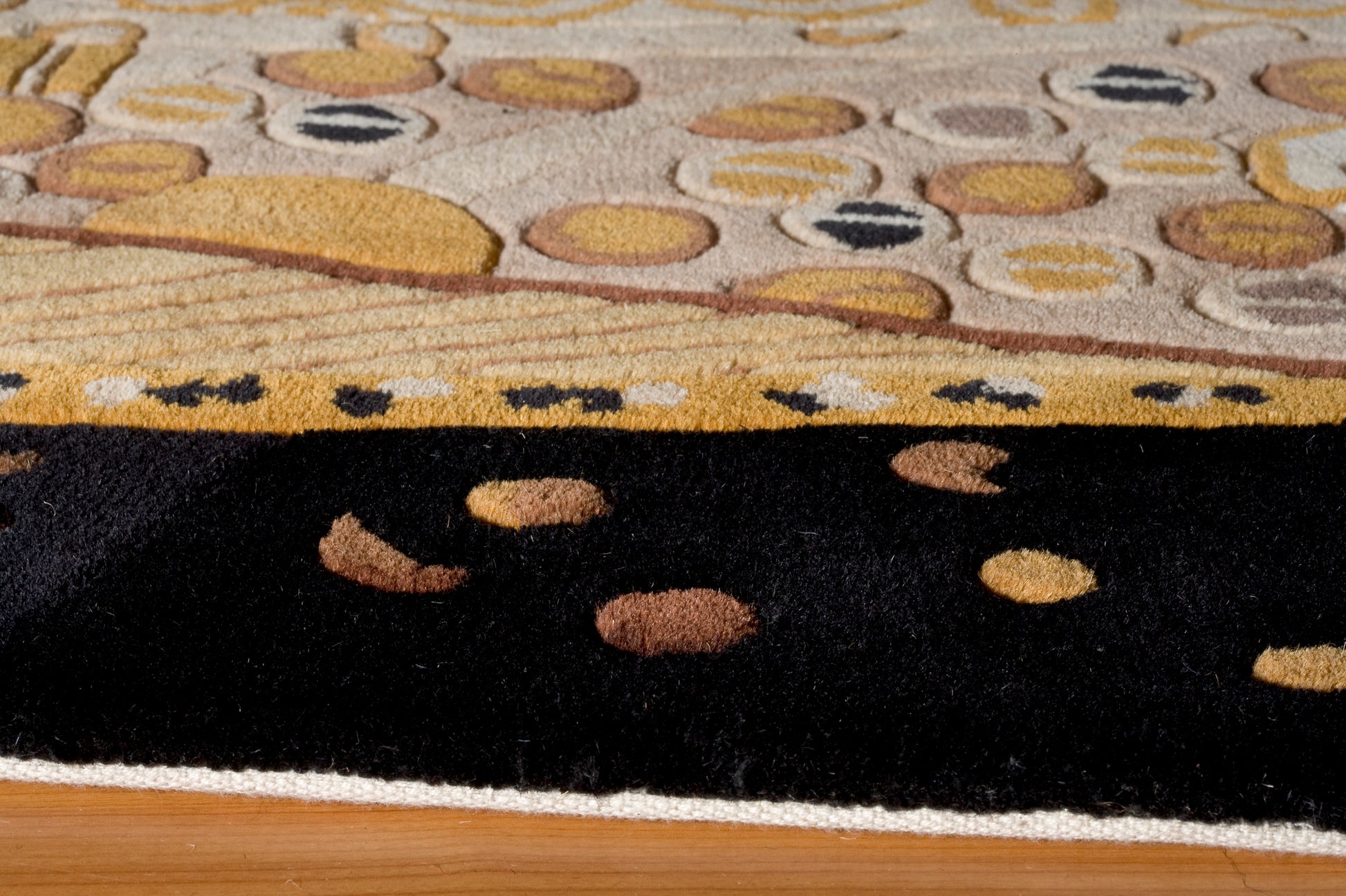 Momeni New Wave  Black  Contemporary