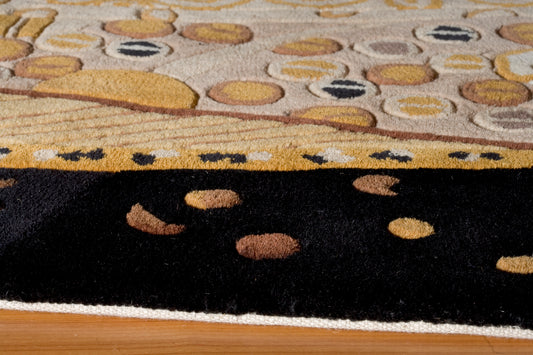 Momeni New Wave  Black  Contemporary
