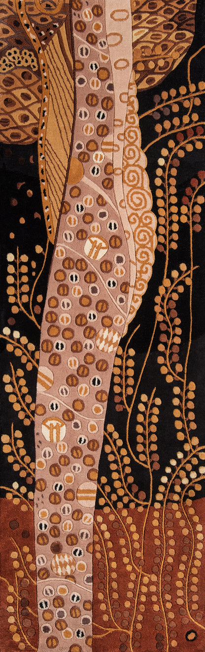 Momeni New Wave  Black  Contemporary