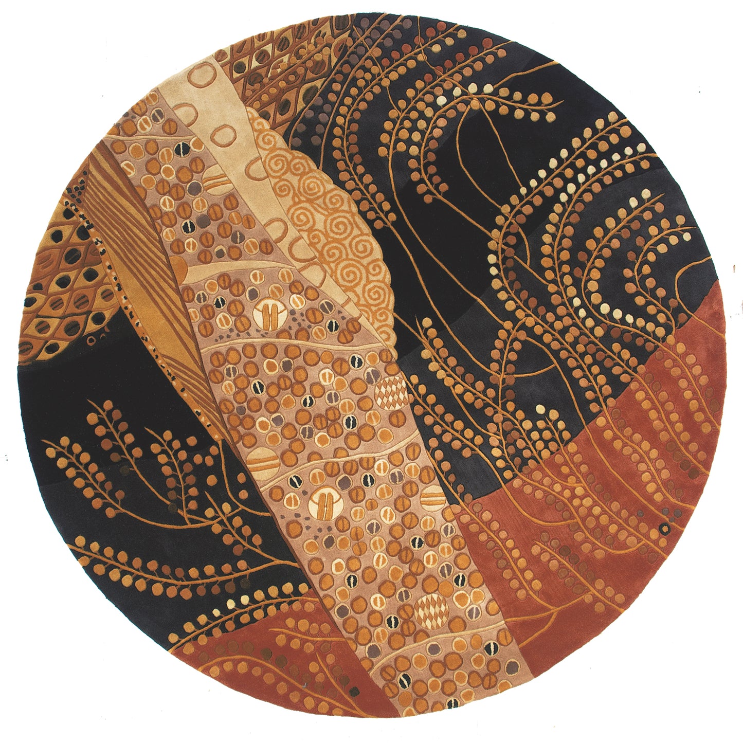 Momeni New Wave  Black  Contemporary