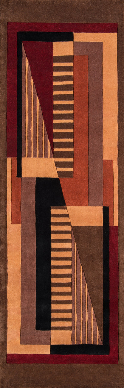 Momeni New Wave  Pomegranate  Contemporary